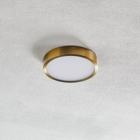 Stropné LED svetlo Bully vzhľad patiny, Ø 14 cm