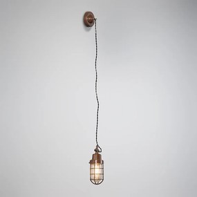 Závesné svietidlo Port hnedé