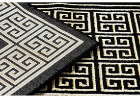 Kusový koberec Alice čierny 2 atyp 80x200cm