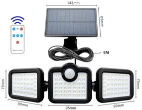 Bluegarden Toolight, LED solárna lampa P60182, čierna, OGR-05686