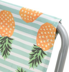 Skladacie plážové ležadlo SAND PINEAPPLE, farebné