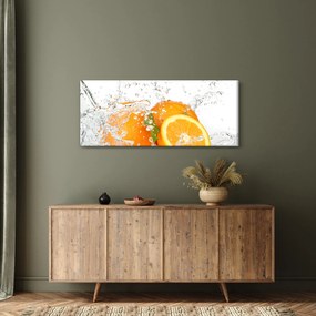 Obraz - Šťavnaté pomaranče (120x50 cm)
