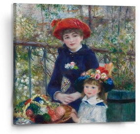 Sablio Obraz Dvě sestry (Na Terase) - Pierre-Auguste Renoir - 110x110 cm