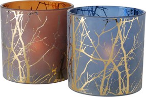 Svietnik Nordin modrý, 15 cm