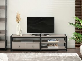 TV stolík/skrinka Empantana (čierna). Akcia -21%. Vlastná spoľahlivá doprava až k Vám domov. 1137059