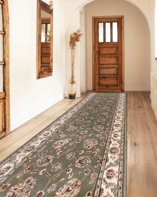 Behúň NAIN 7338 51088 Kvety, zelený / béžový