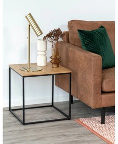 Odkladací stolík s doskou v dubovom dekore House Nordic Vita, 45 x 45 cm