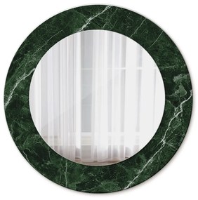 Zelený mramor Okrúhle dekoračné zrkadlo