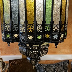 Marocká závesná lampa Shahmaran