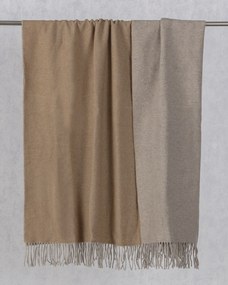 Deka Merinos 140x200 cm melange toffee