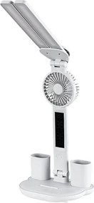 Rabalux 74030 - LED stmievateľná stolová lampa s ventilátorom NOVILO LED/7W/5V
