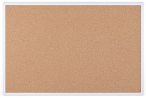Korková nástenka ANTI-MICROBIAL, 900 x 600 mm, biely rám