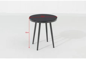 Doppler Melia LIKA-TEX® antracit - luxusná záhradná súprava