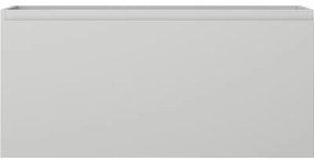 Mexen Orio, kúpeľňová skrinka 100 cm, 1 zásuvka, sivá matná, 91A10-10047-1-BF62