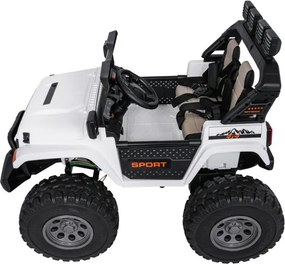 Elektrické autíčko Extreme Sport 4x4 biele