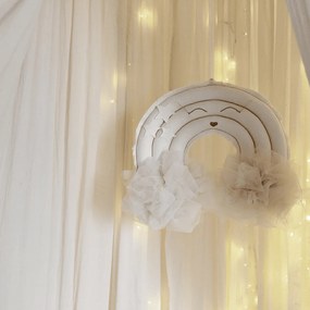 Závesná dekorácia dúha vanilka 35x27x12cm