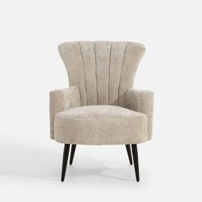 Béžové kreslo RECLANE