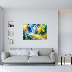 Obraz - Abstraktný slnečný deň (90x60 cm)
