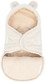 Krémová detská zavinovačka s baránkom 45x80 cm – Meowbaby