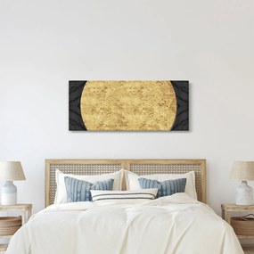 Obraz - Zlatá štruktúra N⁰2 (120x50 cm)