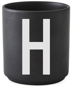 DESIGN LETTERS Porcelánový hrnček/dózička Letters Black 300 ml W
