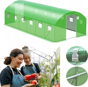 Veľký fóliovník na záhradu 4 x 6 m - 2,25 m výška