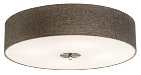 Rustikálne stropné svietidlo taupe 50 cm - Drum Jute