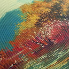 Obraz - Farby jesene (120x50 cm)