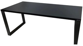 Písací Stôl Low Loft Čierna 120x60x1,8 Model 0