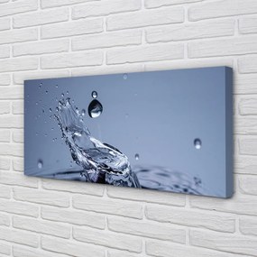 Obraz canvas Kvapka vody close-up 125x50 cm