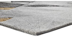 Sivo-žltý koberec Bianca Grey, 60 x 120 cm