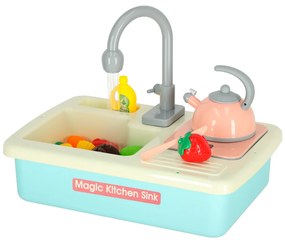 KIK Detské umývadlo s príslušenstvom XXL modré