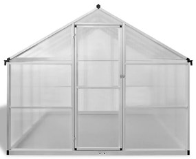 vidaXL Skleník, hliník 481x250x195 cm 23,44 m³