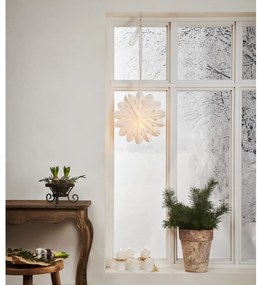 Biela vianočná svetelná dekorácia ø 40 cm Clipp - Star Trading