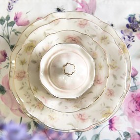Dezertný tanier Tea Wild Flower - Ø 19 * 2 cm