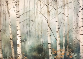Obraz - Kresba lesného vzoru (70x50 cm)