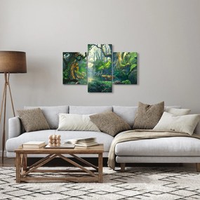 Obraz - Ilustrácia tropického lesa (90x60 cm)