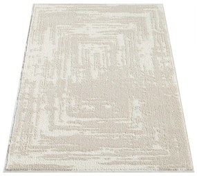Dekorstudio Moderný koberec do obývačky FLAIR 171 - béžový Rozmer koberca: 160x230cm