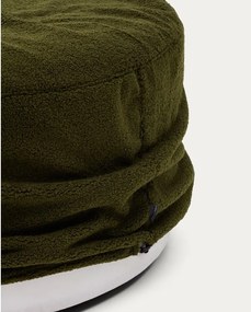 Zelený taburet z textílie buklé Kaeli – Kave Home