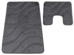 Sada kúpeľňových koberčekov Montana Symphony Opal Grey