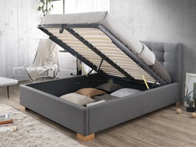 Manželská posteľ 160 cm Chan (s roštom a úl. priestorom). Vlastná spoľahlivá doprava až k Vám domov. 805215
