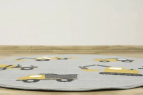 Detský koberec Luna Kids 534418/89945 autá, horčicový