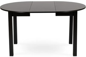 Rozkladací jedálenský stôl Klara 102-142 cm MDF čierna