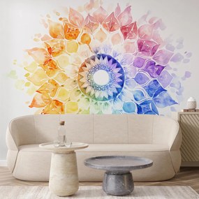 Fototapeta - Dúhová mandala (147x102 cm)