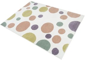 Detský koberec LIMA M042A krémový / ružový