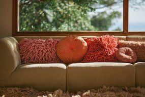 HK living Dekoratívny zamatový vankúš Sienna Ø 50 cm