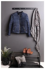 Čierny kovový nástenný vešiak Padova - House Nordic