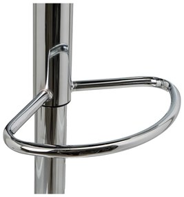 Biele barové stoličky s nastaviteľnou výškou z imitácie kože v súprave 2 ks (výška sedadla 93 cm) – Casa Selección