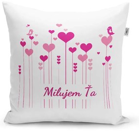 Sablio Vankúš Milujem ťa: 40x40 cm
