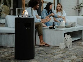 Plynové ohnisko ENDERS NOVA LED M Black/Chrome